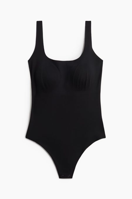 H & M - Seamless body - Light Shape - Zwart