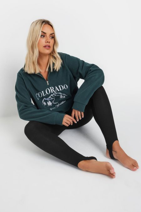 Legging Met Stijgbeugels In Zwart