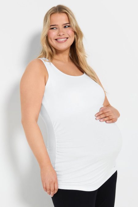 Bump It Up Maternity Hemd Met Bralette In Wit