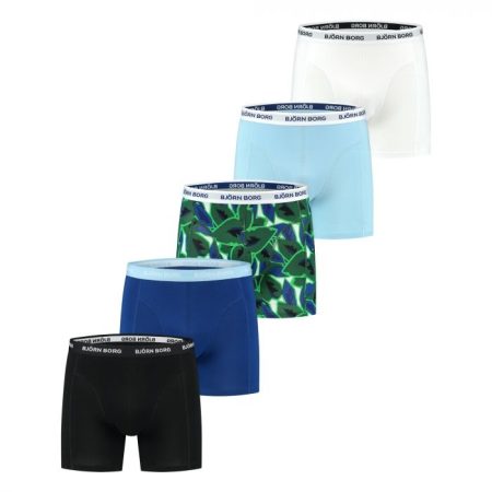 Bjorn Borg Björn Borg Heren Boxershorts 5-pack Essential – Multi Maat Xs Male