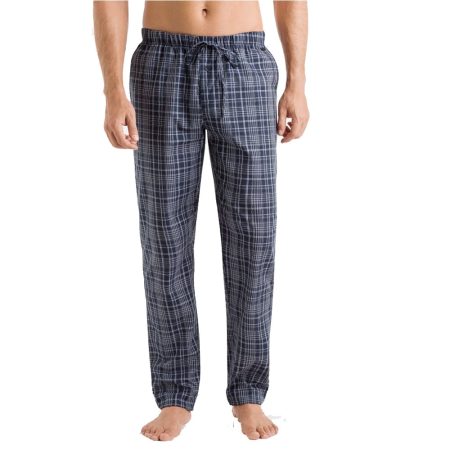 Hanro Heren Sleep & Lounge Night & Day lange broek blauw 075436