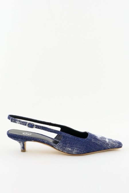 Odare pumps blauw Anna jeans indigo