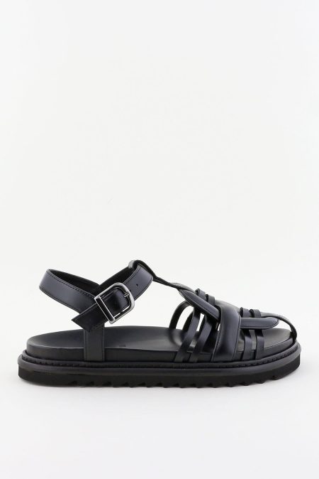 Morobe sandalen Erin 01 zwart leather