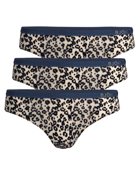 Bjorn Borg Dames Hipster Leopard 3p Maat 34 Female