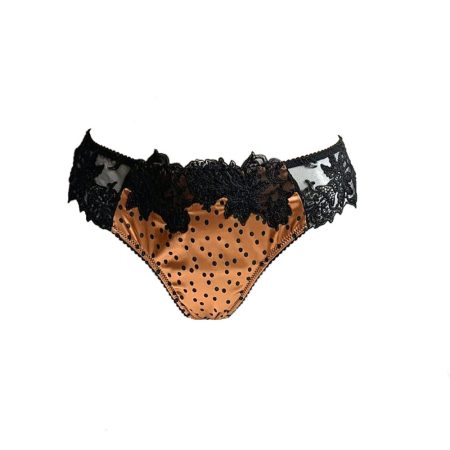 AMBRA Lingerie Jaguard Slip bruin/zwart 1191