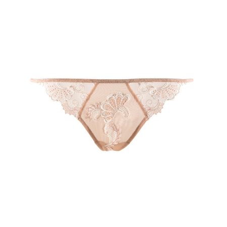 Lise Charmel Lingerie Dressing Floral string Bruin/Ivoor ACC0588