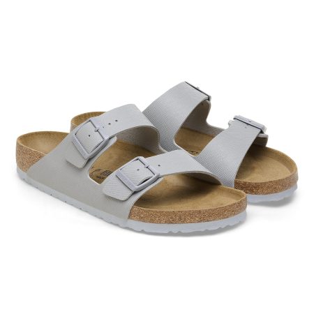 Birkenstock Birkenstock Arizona Slippers Saffiano Stone Coin - Normale Pasvorm Maat 40 Female