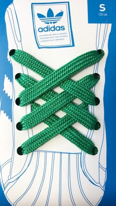Adidas Adidas Schoenveters Groen– 120 Cm – Platte Veters Voor Sneakers Maat 120 Cm