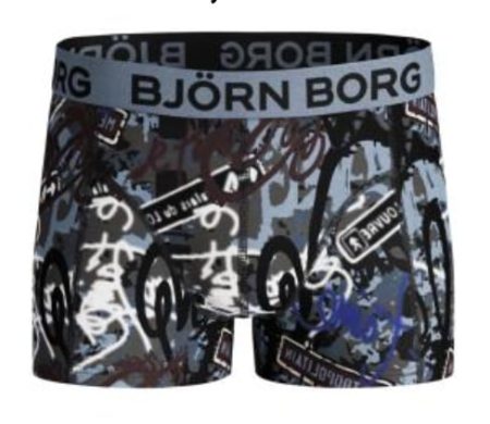 Bjorn Borg Jongens Boxershort 1p Street Art Maat 146-152 Male