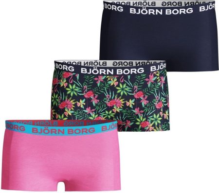 Bjorn Borg Meisjes Minishorts 3p  Exotic Maat 122-128 Female