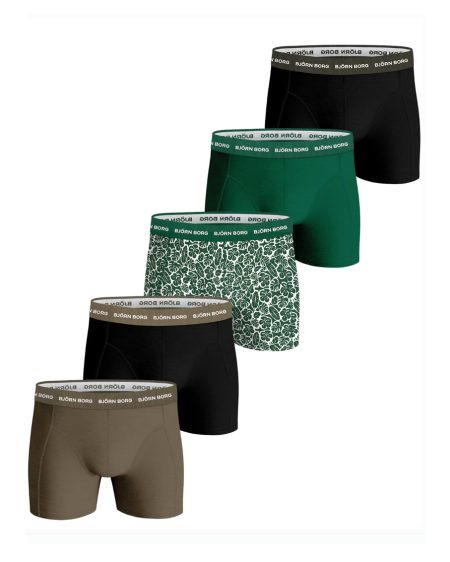 Bjorn Borg Heren Boxershort 5 Pack Cotton Stretch Maat M Male