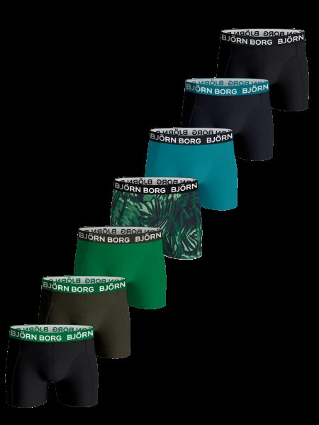 Bjorn Borg Heren Boxershort 7 Pack Cotton Stretch Boxer Maat M Male