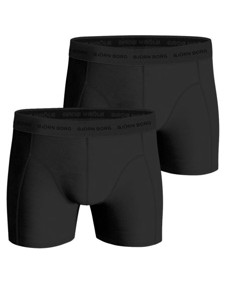 Bjorn Borg Björn Borg Heren Boxershorts 2-pack – Core – Zwart Maat L Male