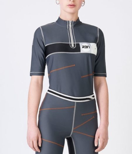 Bjorn Borg Björn Borg Dames Polo Rbn – Grijs Maat 34 Female