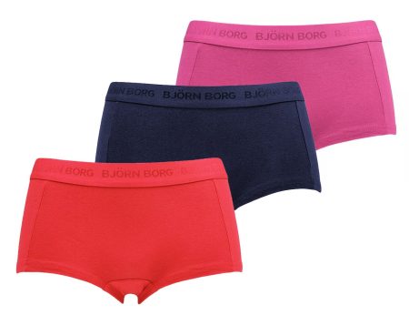 Bjorn Borg Meisjes Minishorts 3p-pack Maat 98-104 Female