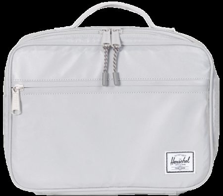 Herschel Supply Co. Pop Quiz Lunchbox Silver Reflective Maat 4.4l