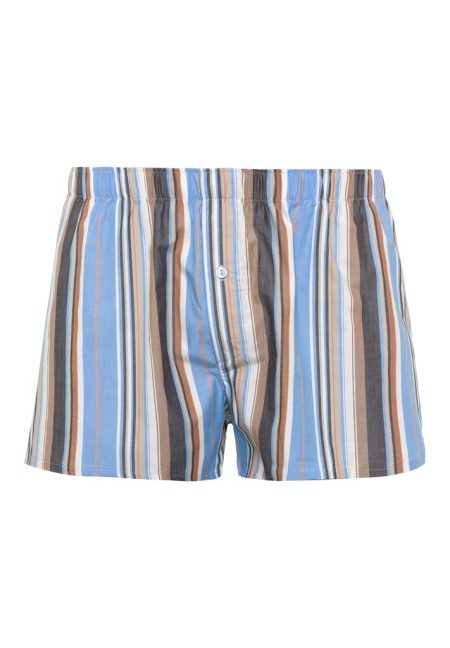Hanro Heren Fancy Woven boxershorts met kleurige strepen 074015