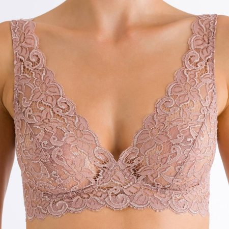 HANRO lingerie BH&apos;s Moments Bralette BH bruin 071465