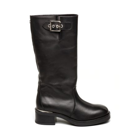 Steve Madden Bonna Boot Black Leather Maat 39 Female