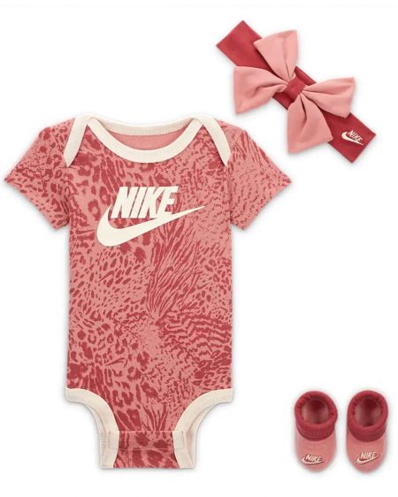 Nike Babysuit (3-pcs Giftpack) Maat 6-12m Female