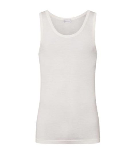 Hanro Heren Ski ondergoed Wol & Zijde Tanktop Cygne 073400