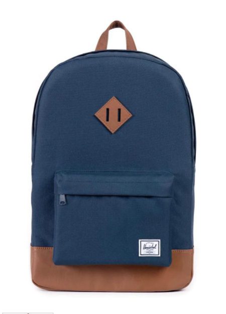 Herschel Supply Co. Heritage Backpack Navy/tan Maat 21.5l