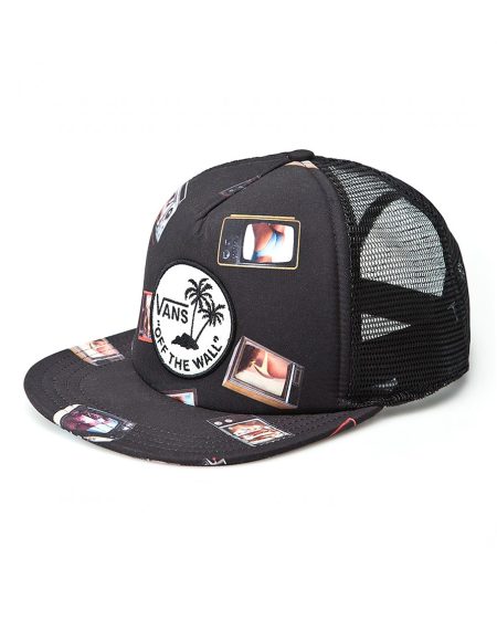 Vans Surf Patch Trucker Hank Bank Cap Maat Osf