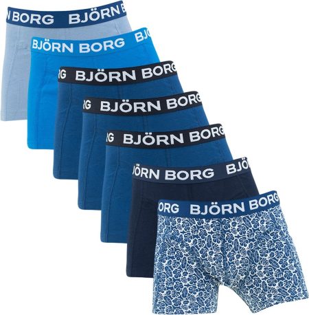 Bjorn Borg Jongens Boxershort 7p Cotton Stretch Maat 122-128 Male