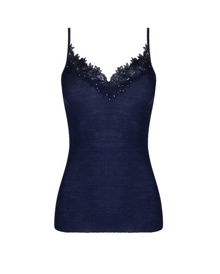 Lise Charmel Caraco Top ANJ9373 - Blauw met kant en pailletten