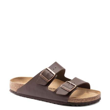 Birkenstock Birkenstock Arizona Slippers Dark Brown - Normale Pasvorm Maat 37 Unisex