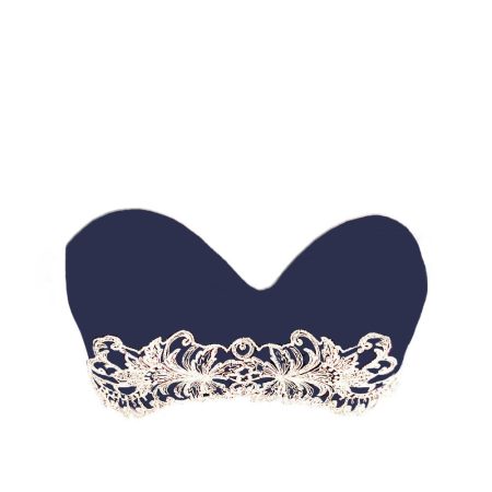 AMBRA Lingerie BH's Titanium Strapless BH Blauw 0430