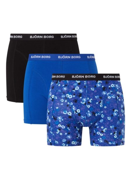 Bjorn Borg Heren Boxershort 3p La Flower Maat S Male