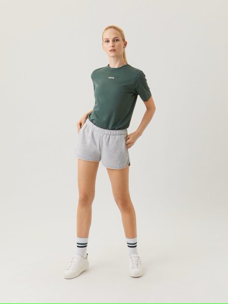 Bjorn Borg Björn Borg Dames Sweat Shorts Millie – Lichtgrijs Melange Maat 42 Female