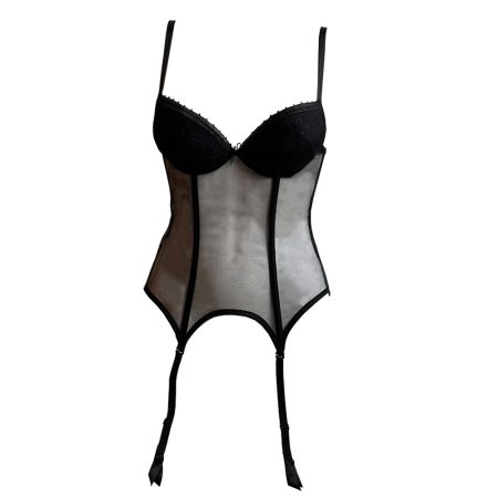 AMBRA lingerie DESIGN Bustier Push-up BH 2678 zwart