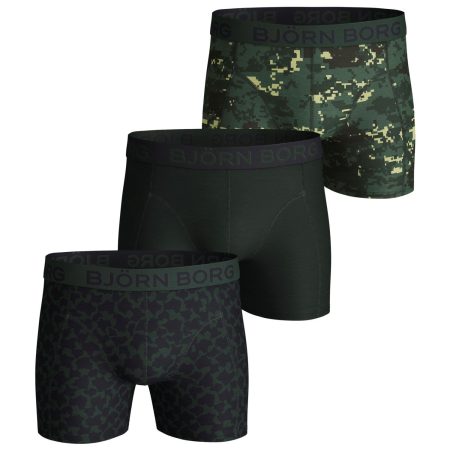 Bjorn Borg Björn Borg Heren Boxershorts 3-pack – Camouflage&Prints– Multi Maat Xs Male