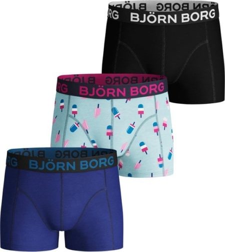 Bjorn Borg Jongens Boxershort 3p Gelato Maat 146-152 Male