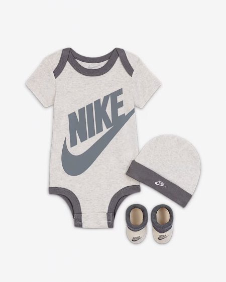 Nike Babysuit (3-pcs Giftpack) Maat 6-12m Male
