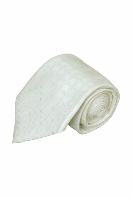 Ivoorkleurige stropdas PA08