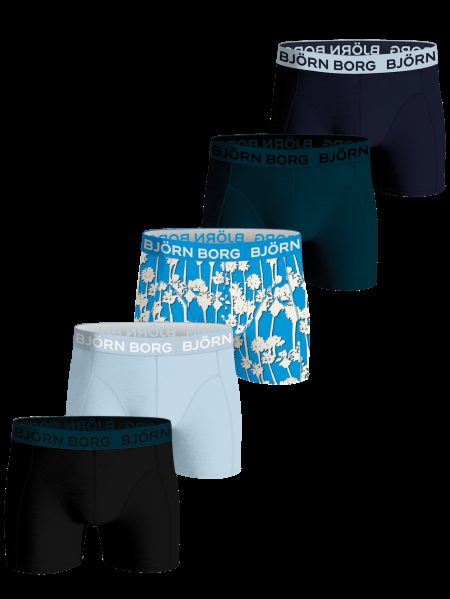 Bjorn Borg Björn Borg Heren Boxershorts 5-pack – Multi Maat Xl Male