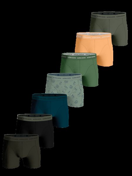 Bjorn Borg Björn Borg Heren Boxershorts 7-pack – Multi Maat M Male