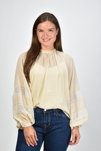 Studio Max Mara blouse Tazzina 025 creme