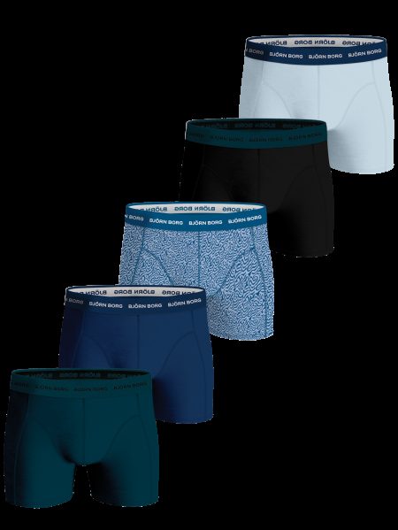 Bjorn Borg Björn Borg Heren Boxershorts 5-pack – Multi Maat M Male