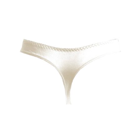 AMBRA Platinum Classic String Ivoor | Luxe Dames Lingerie