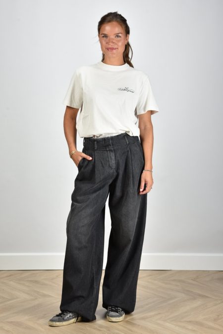 Golden Goose broek wide leg zwart