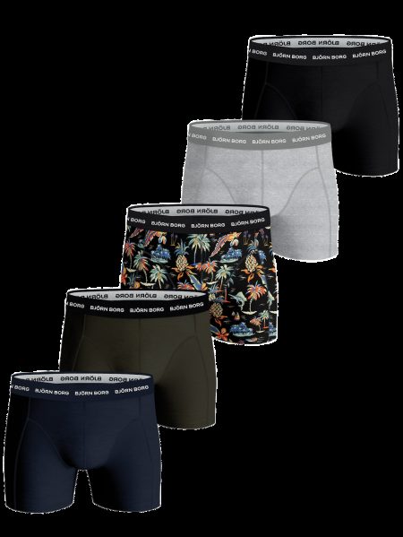 Bjorn Borg Heren Boxershorts 5 Pack Cotton Stretch Maat S Male