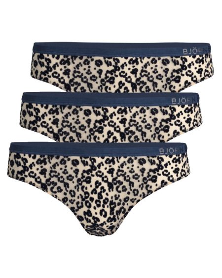 Bjorn Borg Dames Hipster Leopard 3p Maat 36 Female