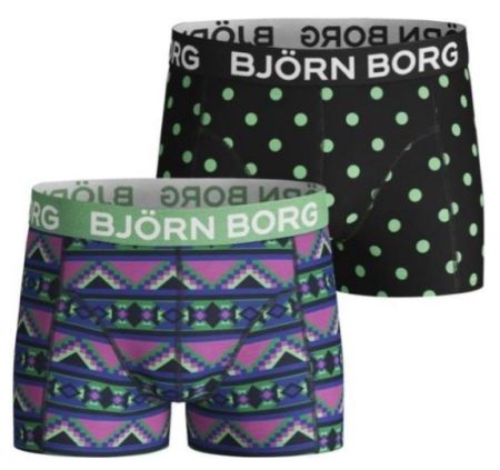 Bjorn Borg Jongens Boxershort 2p La Abstract&Dot Maat 122-128 Male