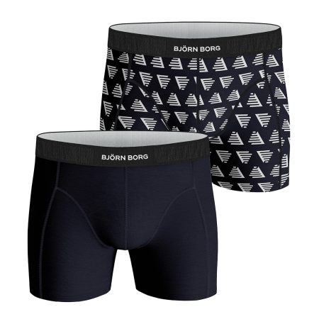 Bjorn Borg Heren Boxershort 2p Pyramid Maat S Male