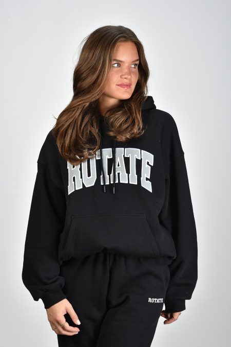 Rotate oversized trui met logo zwart