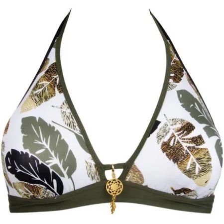 Lise Charmel Bad Legerete de Plumes bikini wit/groen ABB2052